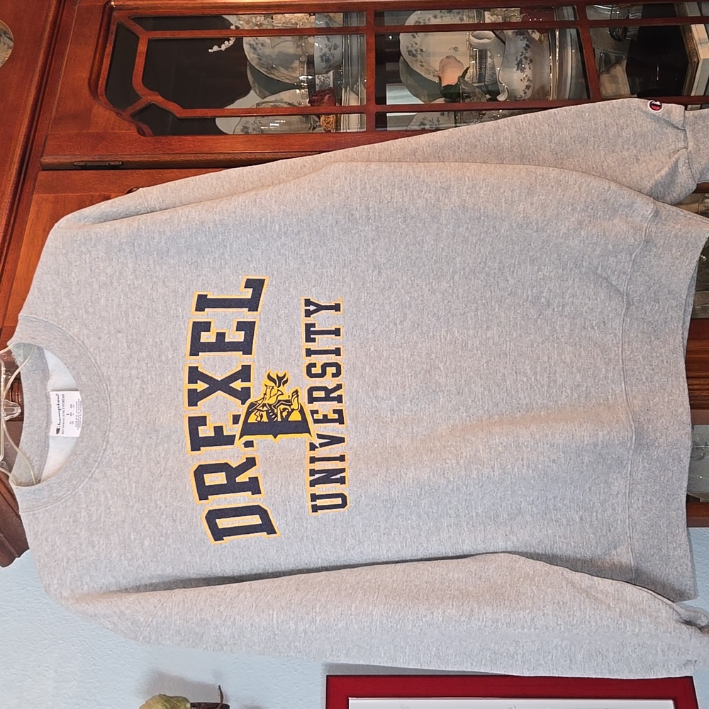Champion Gray Athletic Sweatshirt
